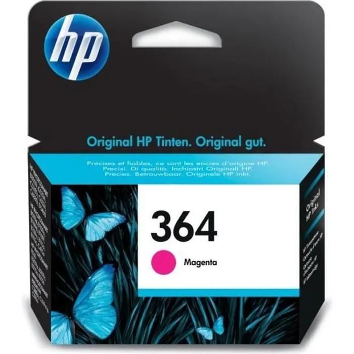 HP 364 (CB319EE) - Cartouche magenta 300 pages - pour Deskjet 35XX Photosma...
