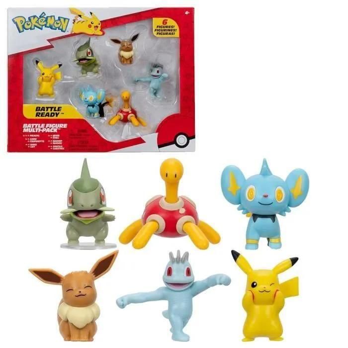 Pack De 6 Figurines Pok�mon