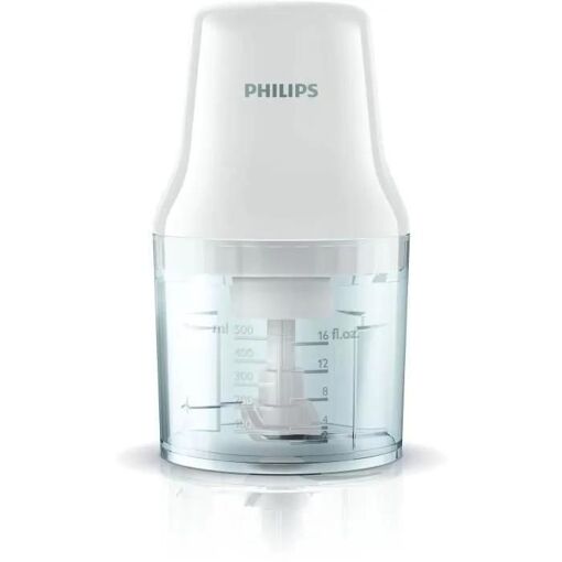 Philips Daily Collection HR1393 - Hachoir - 0.7 litres - 450 Watt - blanc