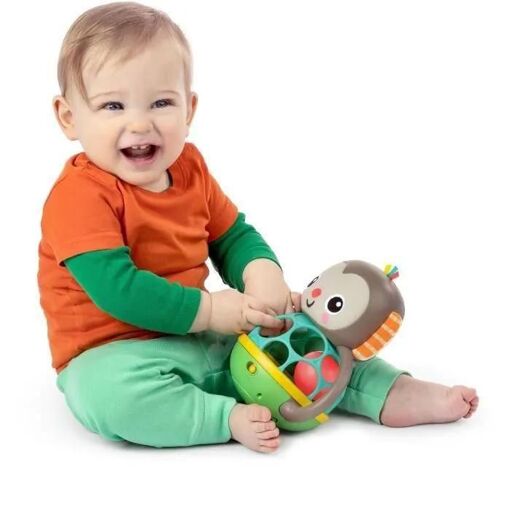 Oball - Grab N' Shake Monkey Oball - (Bs-16779) - 2