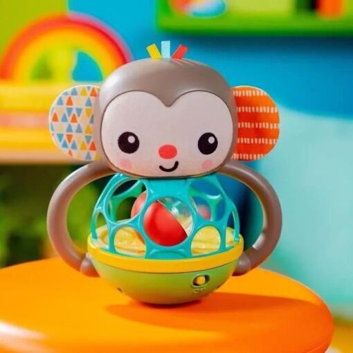 Oball - Grab N' Shake Monkey Oball - (Bs-16779) - 3