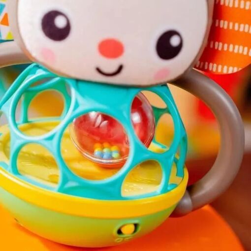 Oball - Grab N' Shake Monkey Oball - (Bs-16779) - 4