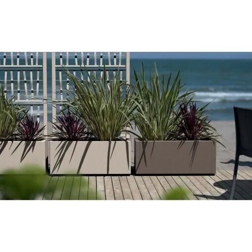 Bac A Fleur Ethica Rectangulaire 80 Cm Vert - 6