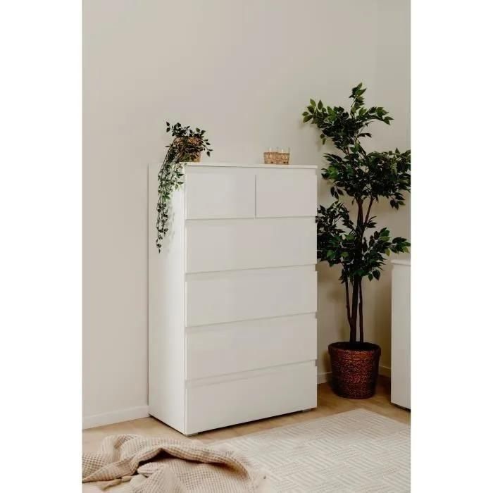 Commode 6 Tiroirs L80 X H132 Cm - 3