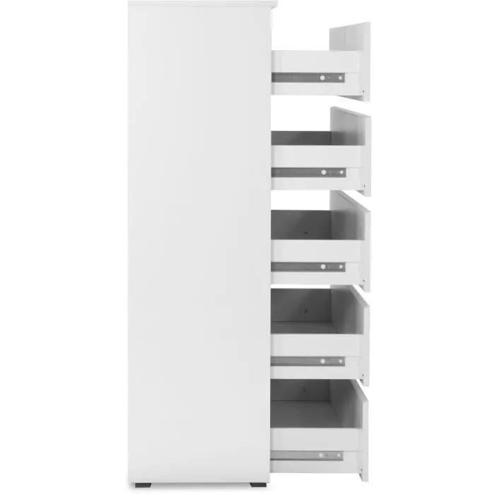 Commode 6 Tiroirs L80 X H132 Cm - 6