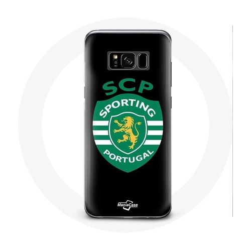 Coque Samsung Galaxy S8 Scp Sporting Portugal Fond Noir
