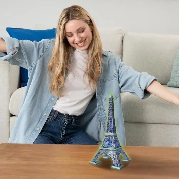 Ravensburger Puzzle 3d Tour Eiffel Phosphorescente 50 Ans - Des 10 Ans - 21... - 4