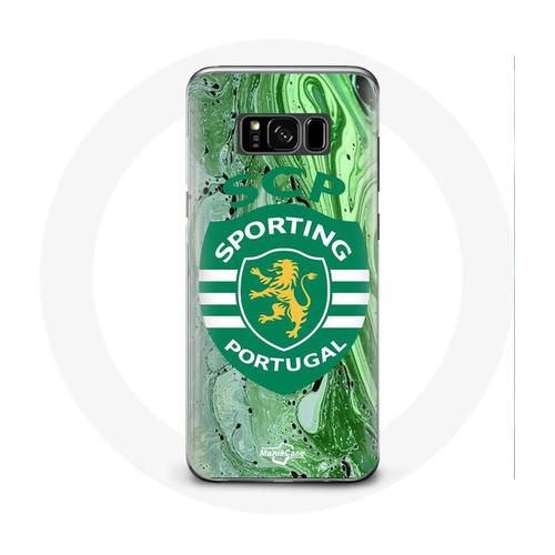 Coque Samsung Galaxy S8 Scp Sporting Portugal Fond Vert