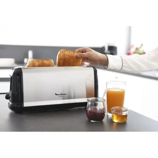 Moulinex Subito LS260800 - Grille-pain - 1 Emplacements - noir/inox bross� - 4