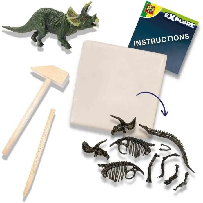 Ses Creative Explore Recherche Ton Dinosaures Et De Squelettes 2 En 1 - 2