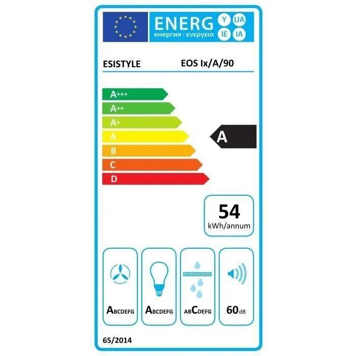 Elica Cloud Seven IX/A/90 - Hotte plafond Acier inoxydable - 5