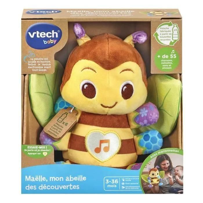 Peluche Interactive Vtech Baby Ma�lle Mon Abeille Des D�couvertes - 3
