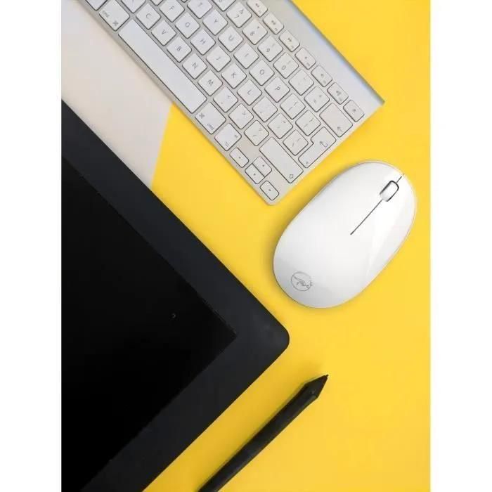 Mobility Lab - Souris - laser - sans fil - Bluetooth - blanc - 5