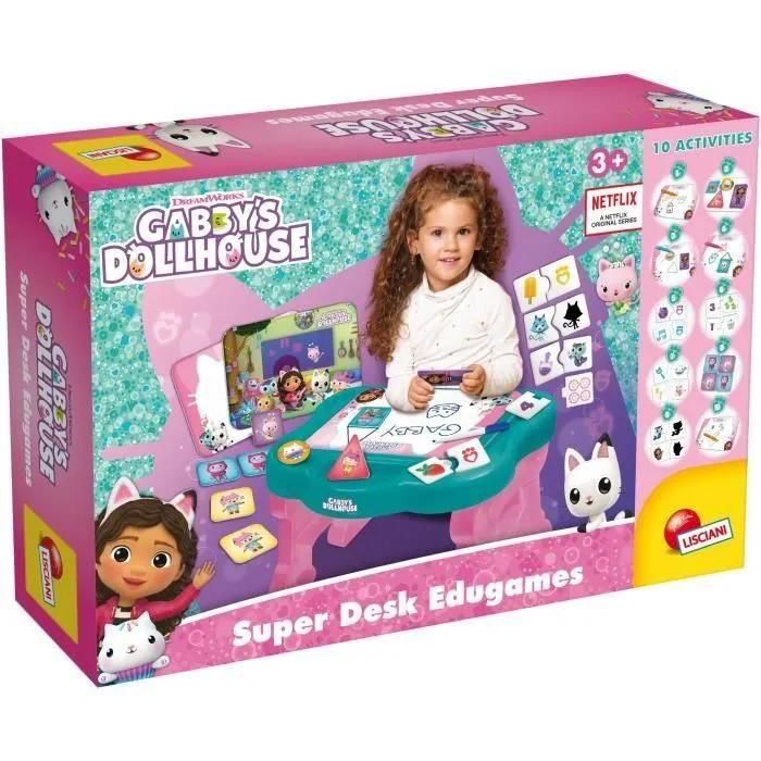 Table �ducative Gabby Dollhouse - Lisciani - Plus De 10 Jeux Amusants Et Fa...