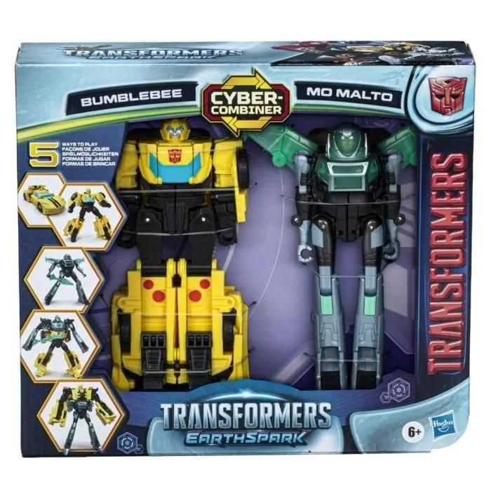 Hasbro Transformers Earthspark Cyber-Combiner Bumblebee Et Mo Malto - 6