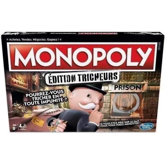 Monopoly : dition Tricheurs, Jeu De Plateau Pour Les Joueurs,  Partir De ...