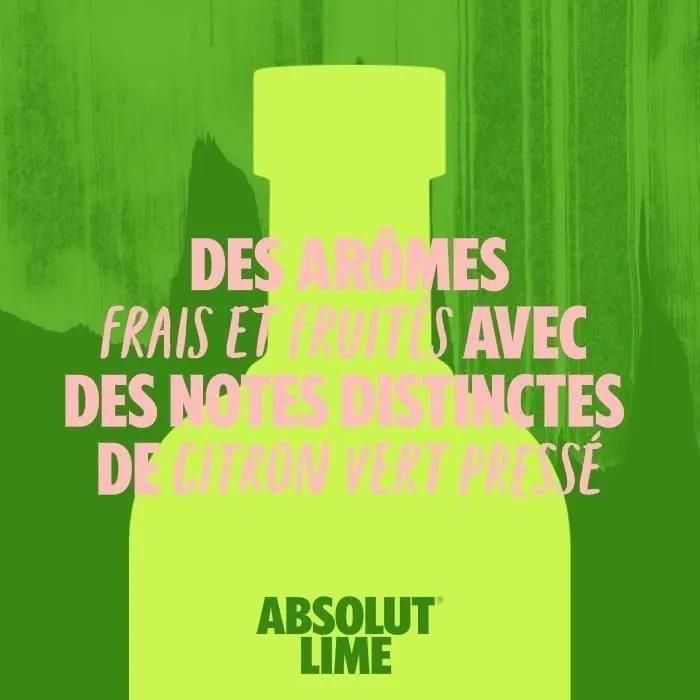 Absolut Lime - Vodka Aromatisee - 40 - 70 Cl - 3
