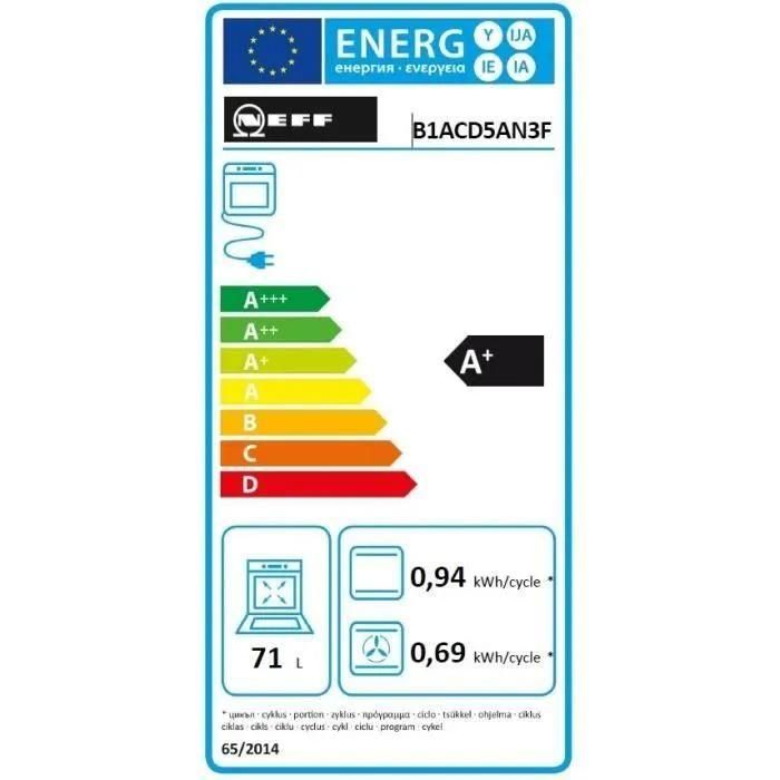 Neff - Four multifonction ecoclean - n30 - b1acd5an3f - 4