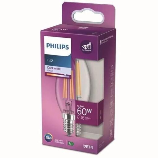 Philips Ampoule Led Equivalent 60w E14 Blanc Froid Non Dimmable - 3
