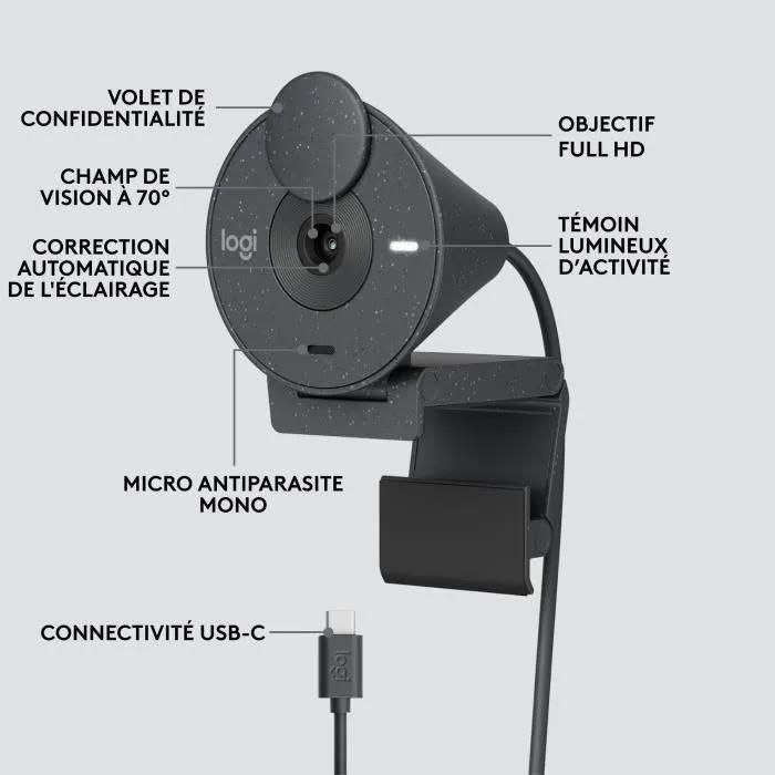 Brio 300 Full Hd Webcam -graphite-emea28-935 - 6