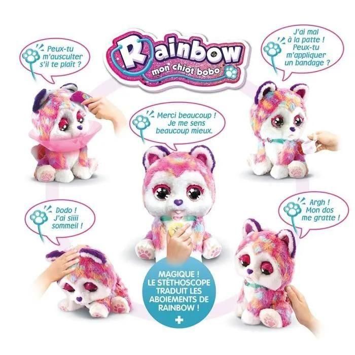 Kidifriends Rainbow Mon Chiot Bobo - Peluche Interactive - 5