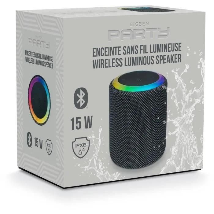 BigBen PARTY - Enceinte sans fil Bluetooth - Noir - 5