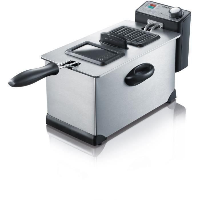 SEVERIN FR 2431 - Friteuse - 2 kWatt - inox bross�