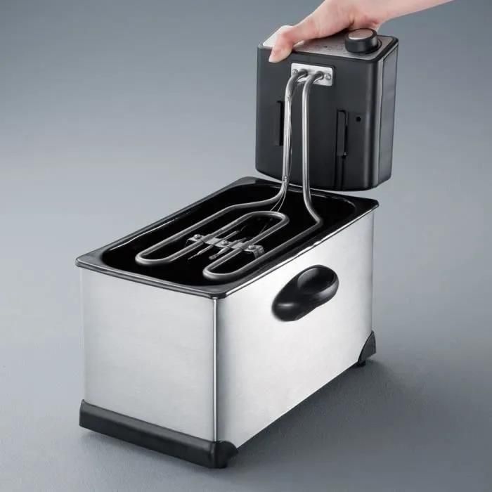 SEVERIN FR 2431 - Friteuse - 2 kWatt - inox bross� - 5