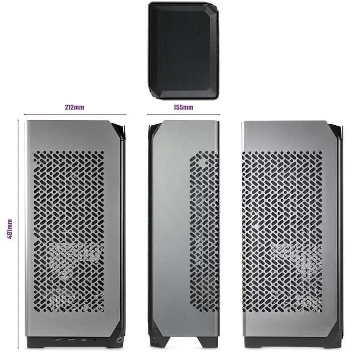 Cooler Master Ncore 100 Max sff Gris 850 W NCORE 100 MAX - Bo�tier mini tou... - 2
