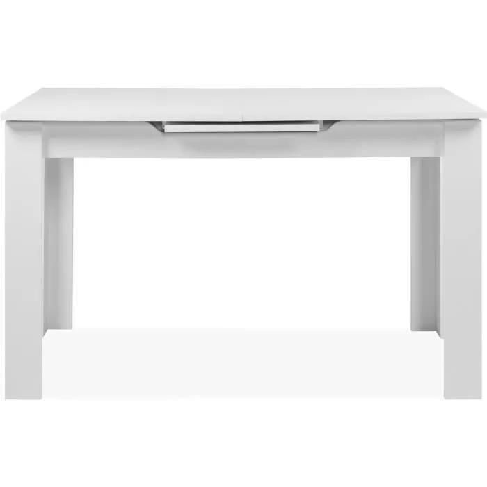 Table � Manger Extensible L125-165 Cm - Blanc - 6