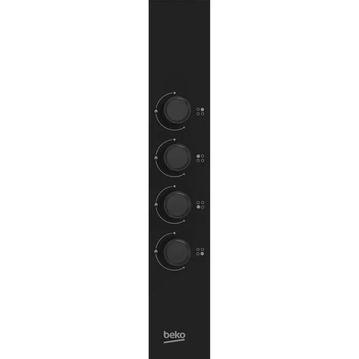 Beko HIGG64123SB Table de cuisson au gaz Noir - 4 foyers - 6