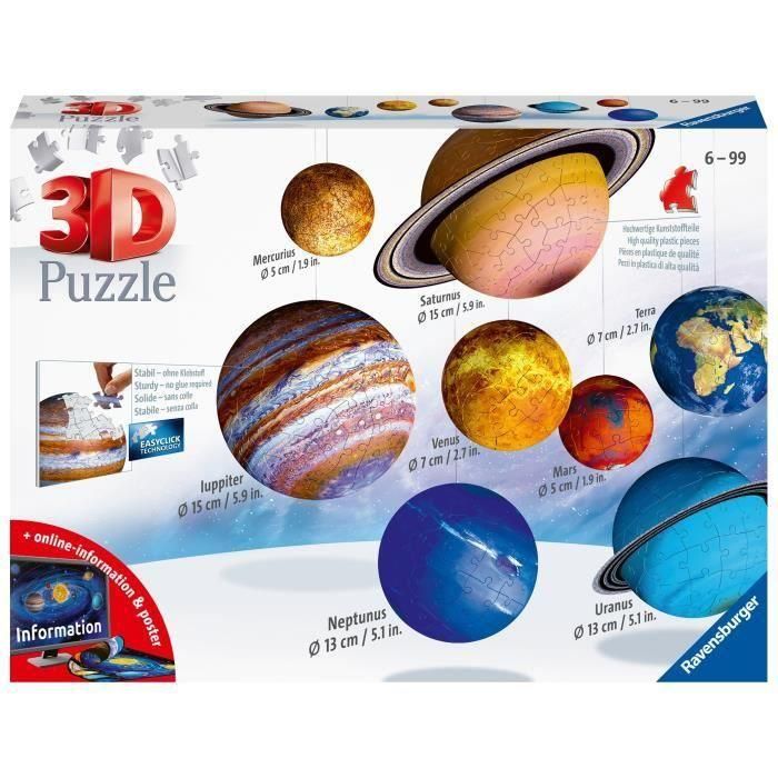Puzzle Puzzle 3d Syst�me Solaire