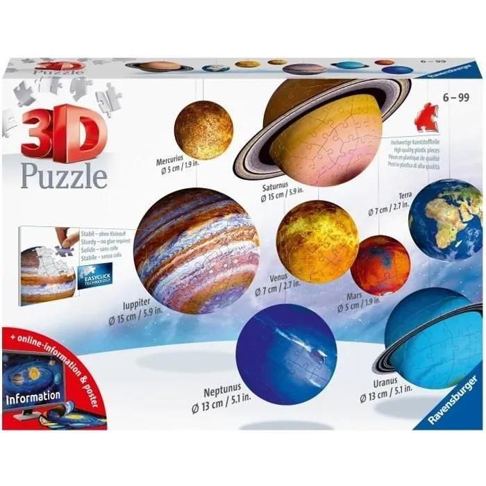 Puzzle Puzzle 3d Syst�me Solaire - 2