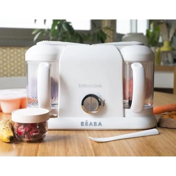 Babycook Duo - Robot Mixeur Cuiseur Vapeur Pour B�b�s - 2.2 Litres - Argent... - 5