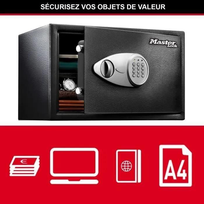 MASTER LOCK Coffre-fort de s�curit� a combinaison �lectronique programmable... - 3