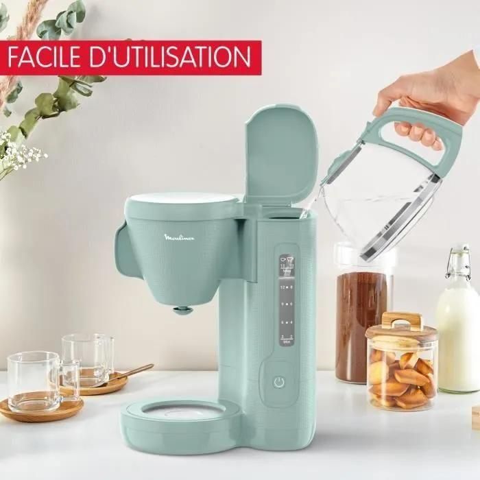 MOULINEX Cafetiere filtre 1.25L, Rservoir frontal, Porte-filtre pivotant, ... - 3