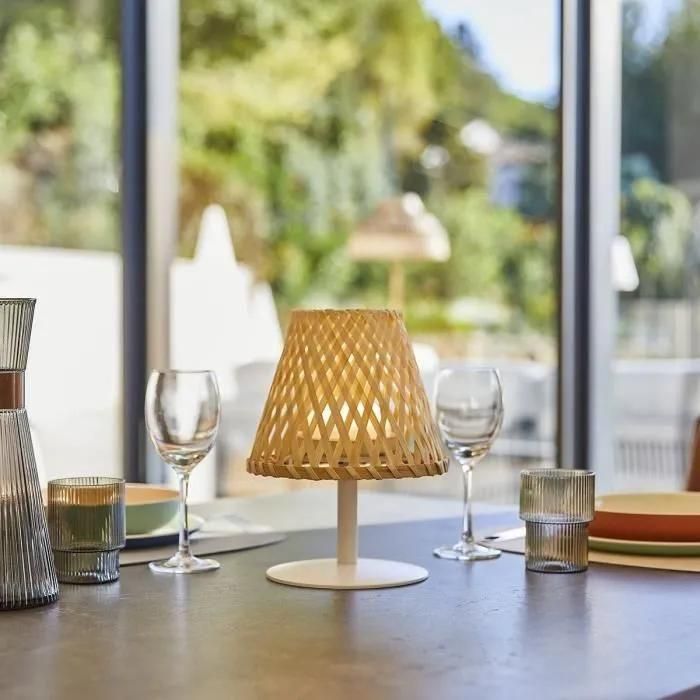 Lampe De Table Sans Fil Ibiza Variable - 55  110 Lumens - 19 X H 26 Cm - L... - 2