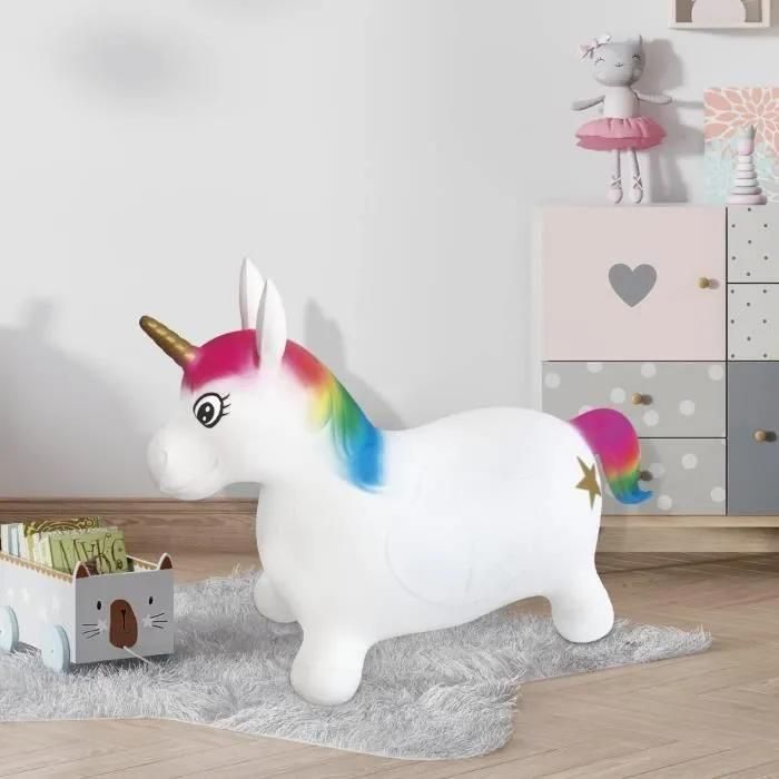 Licorne Gonflable Sauteuse 50 Cm - 6