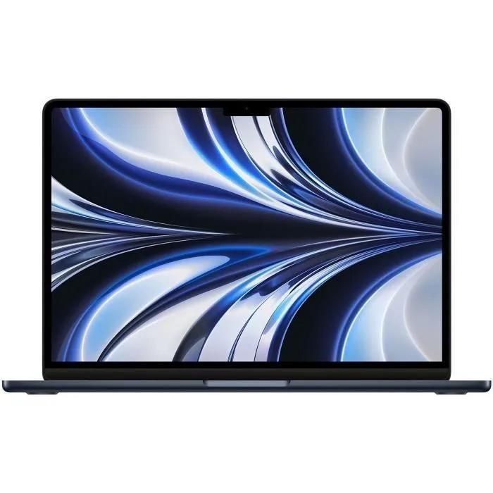 Apple MacBook Air MC7X4FN/A - Mi-2022 - M2 16 Go RAM 256 Go SSD Noir AZERTY...