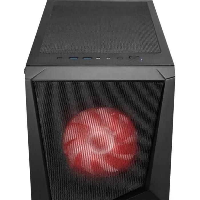 Boitier PC Moyen Tour ATX MSI Mag Forge 100M RGB avec panneau vitr� - Noir - 5
