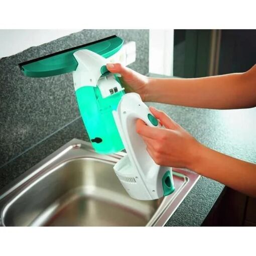 LEIFHEIT Dry & Clean - Nettoyeur de vitres - Aspirateur � main - sans fil - 4