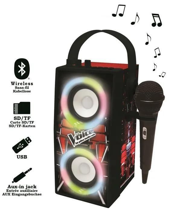 Enceinte Bluetooth� lumineuse avec micro The Voice - 3