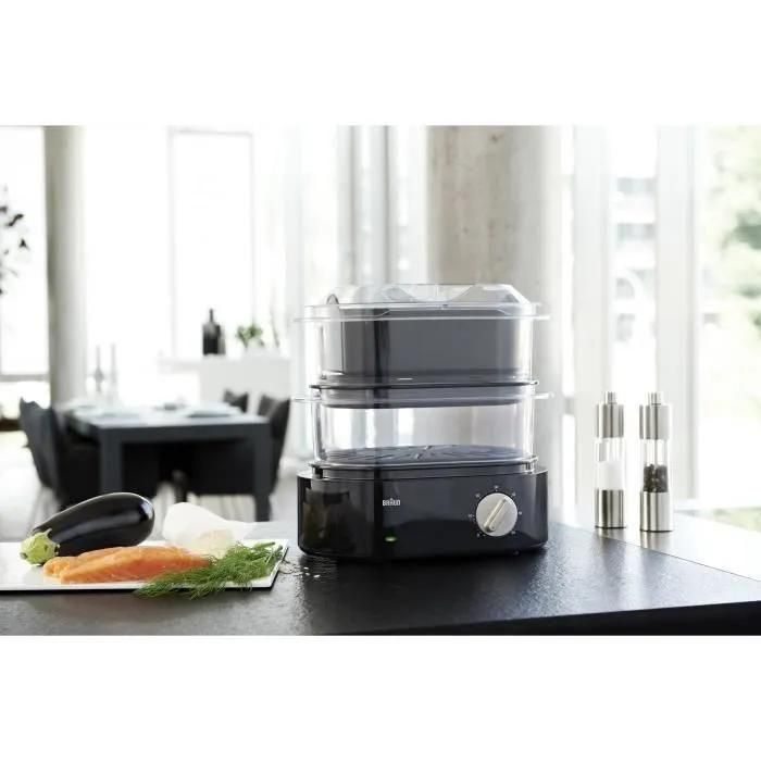 Braun IdentityCollection FS 5100 BK - Cuiseur vapeur - 850 Watt - noir - 3