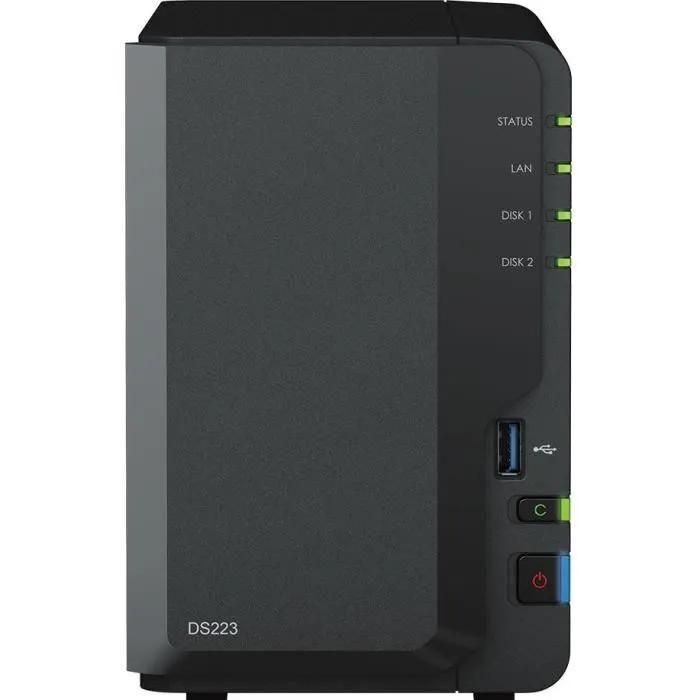Synology Disk Station DS223 - Serveur NAS - 2 Baies - SATA 6Gb/s - RAID RAI...