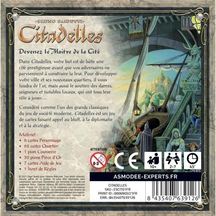 Asmodee Citadelles : Classique - 2