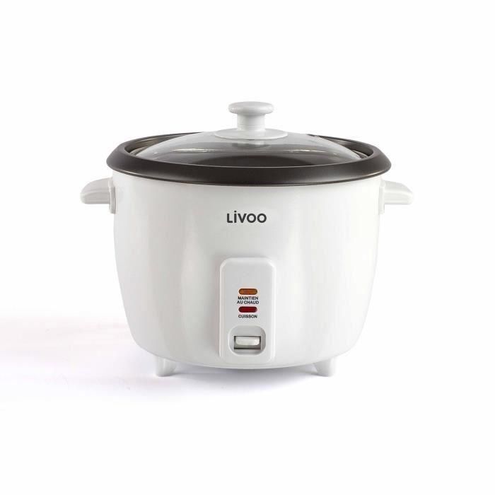 Livoo DOC111 - Cuiseur � riz - 1.5 litres - 500 Watt - blanc