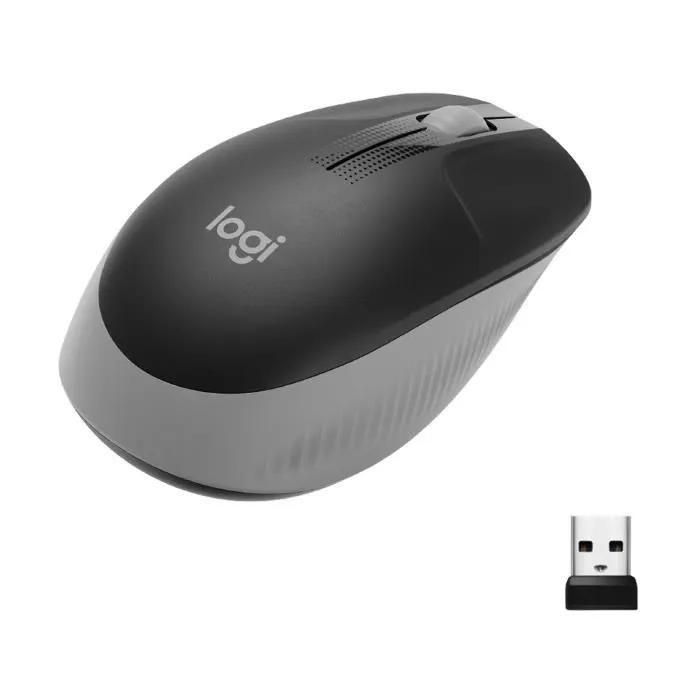 Logitech M190 - Souris - optique - 3 boutons - sans fil - r�cepteur sans fi...