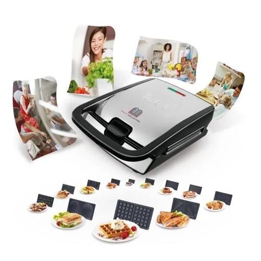 Tefal Snack Collection XA801512 - Mini jeu d'assiettes � madeleine - pour a... - 5