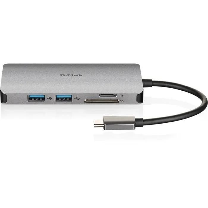 D-Link DUB-M810 - Station d'accueil - USB-C / Thunderbolt 3 - HDMI - 1GbE - 2