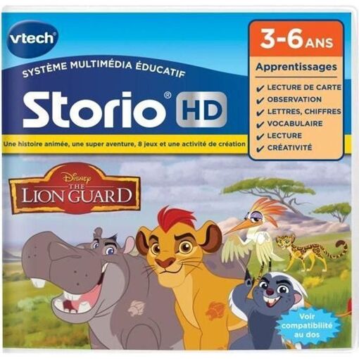 Vtech Jeu Hd Storio - La Garde Du Roi Lion